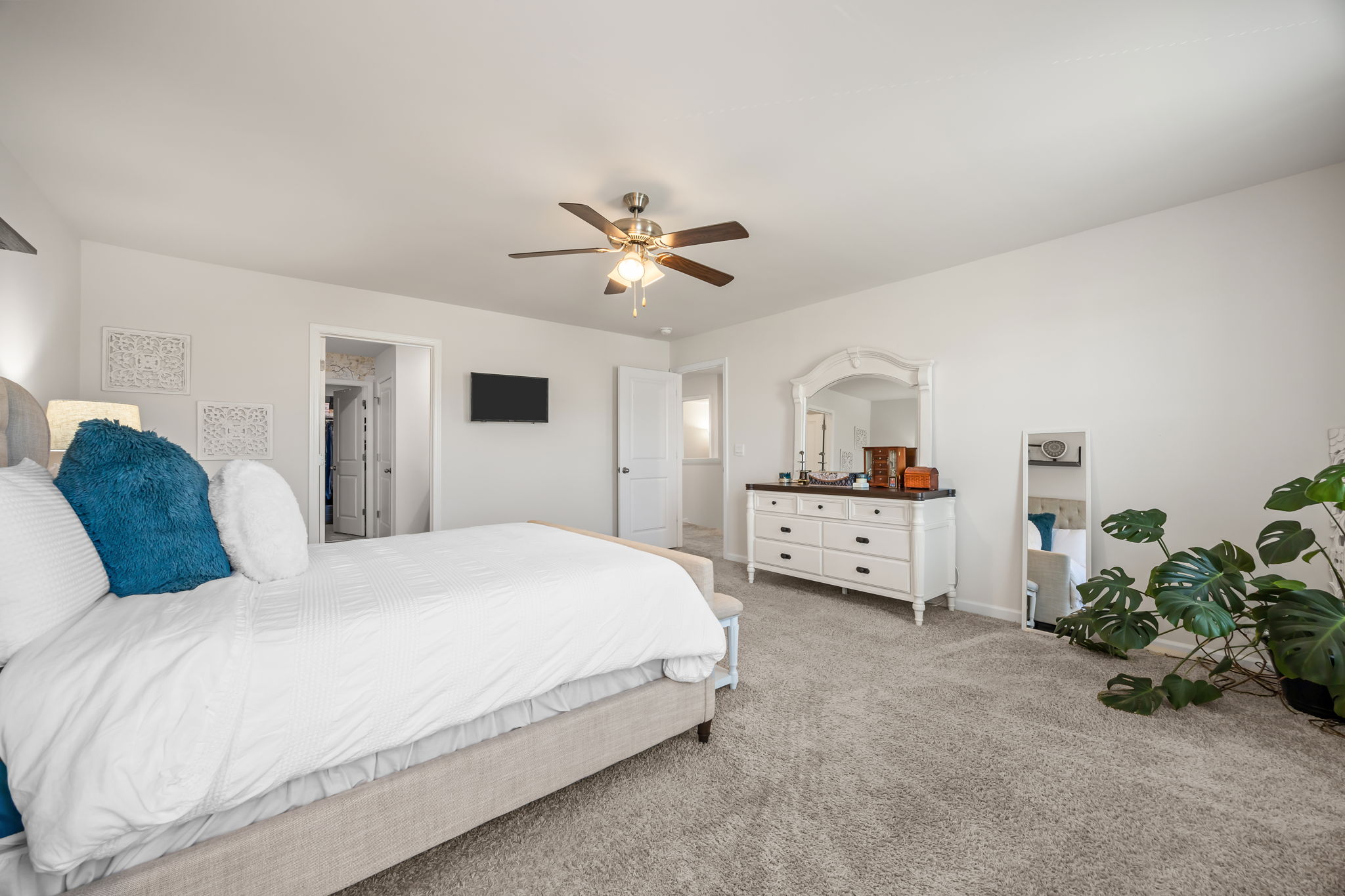 Primary Bedroom w/ Double Closets