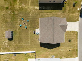 Aerial of Home and .27 Acre Lot