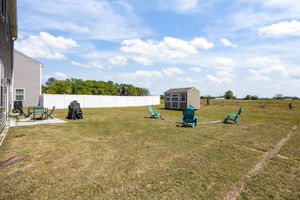 Backyard w/ Storage
