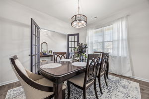 Formal Dining Room w/ French Doors