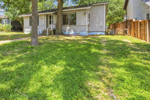 Large, relatively level lot, sitting near the crest of the neighborhood.