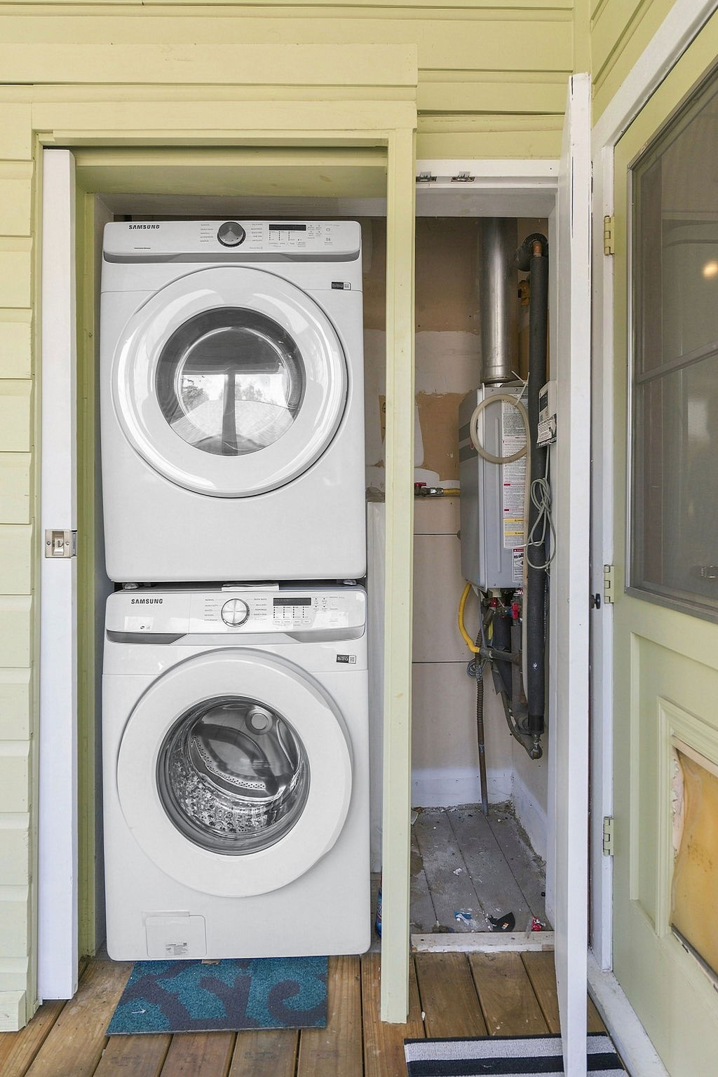 Tankless water heater.