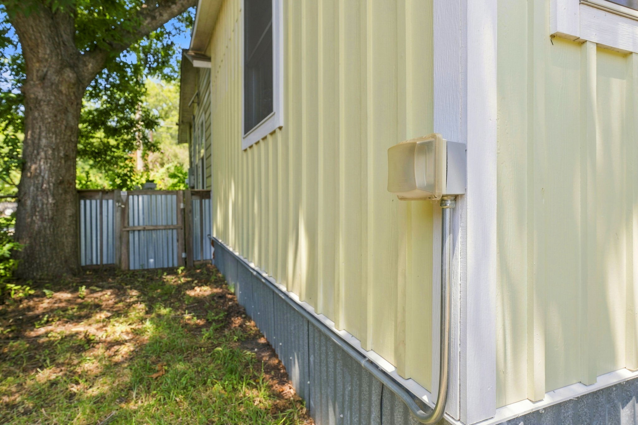 The add-on was re-done with Hardi-type siding.