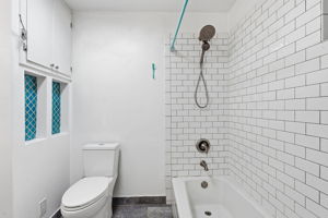 Primary bathroom.