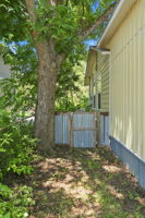 South side of the property.