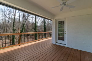 Deck with View off Living Room