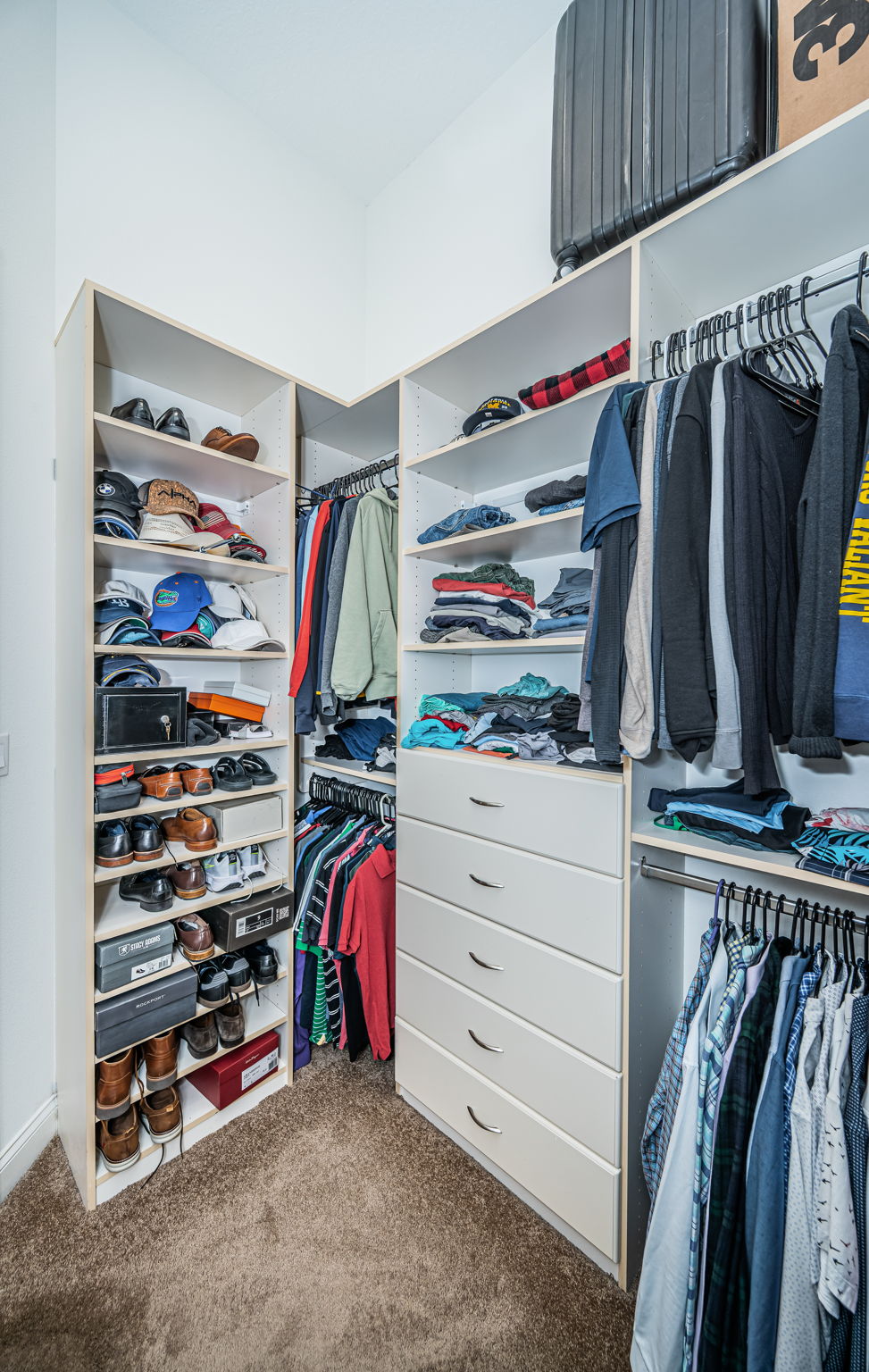 First Floor Master Bedroom Walk-in Closet2b