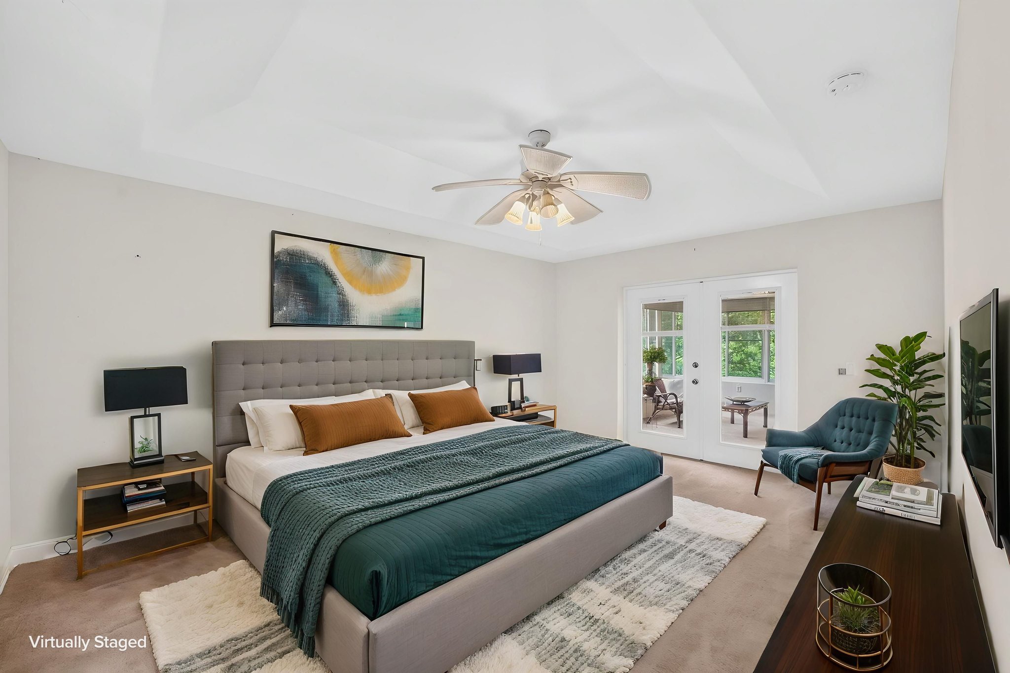 Master Bedroom - Virtually Staged