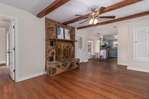Living Room W/ Fireplace
