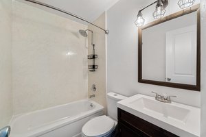 Upper level bathroom