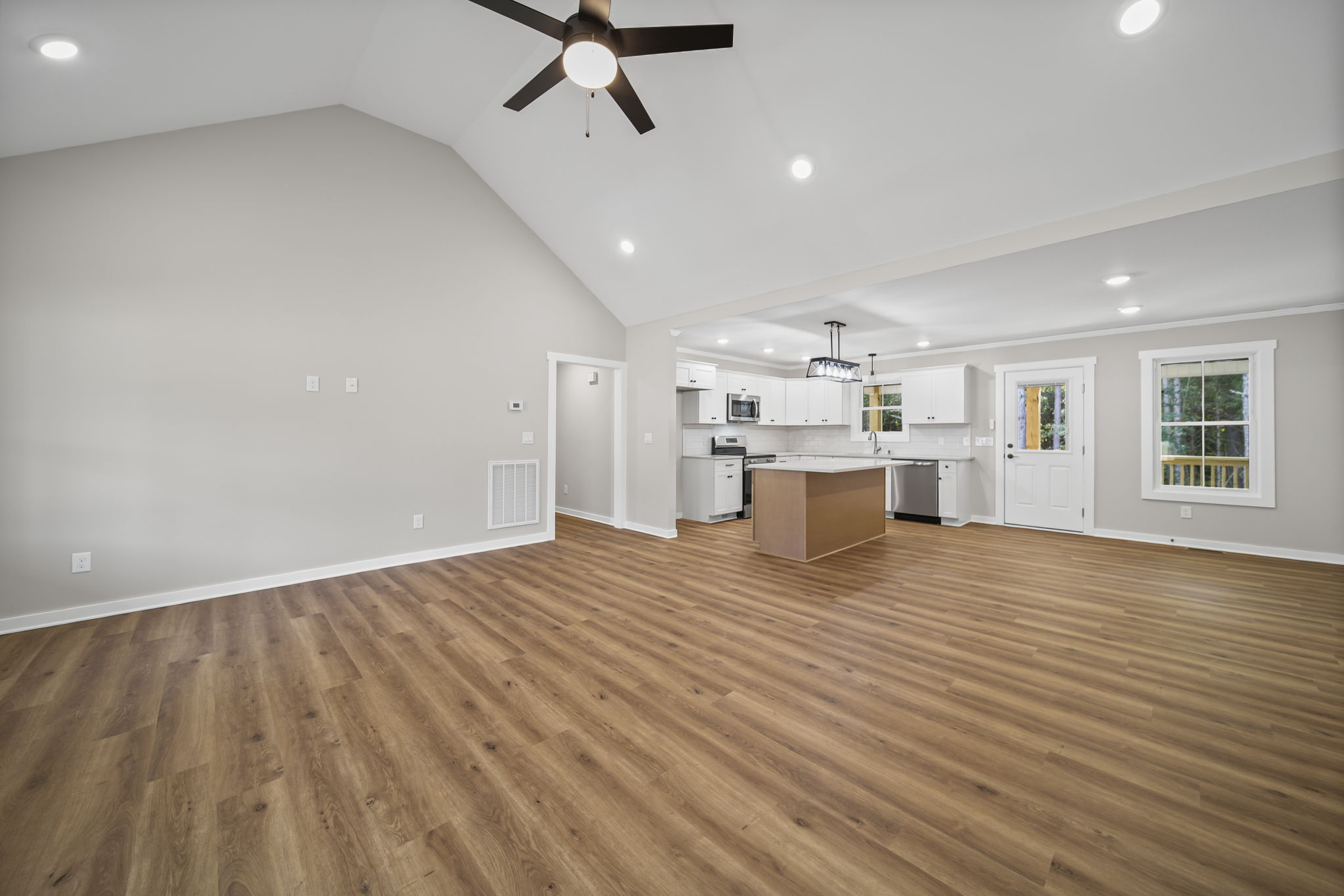 View of the open floor plan