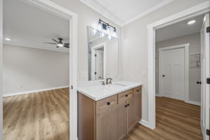 Vanity 1 in primary bathroom