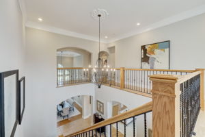 Wrought Iron & Wood Railing