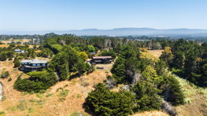 Arial view of house