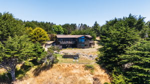 Arial view of house