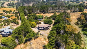 Arial view of house