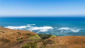 White water view from property