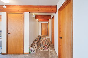 Lower-level hallway to garage