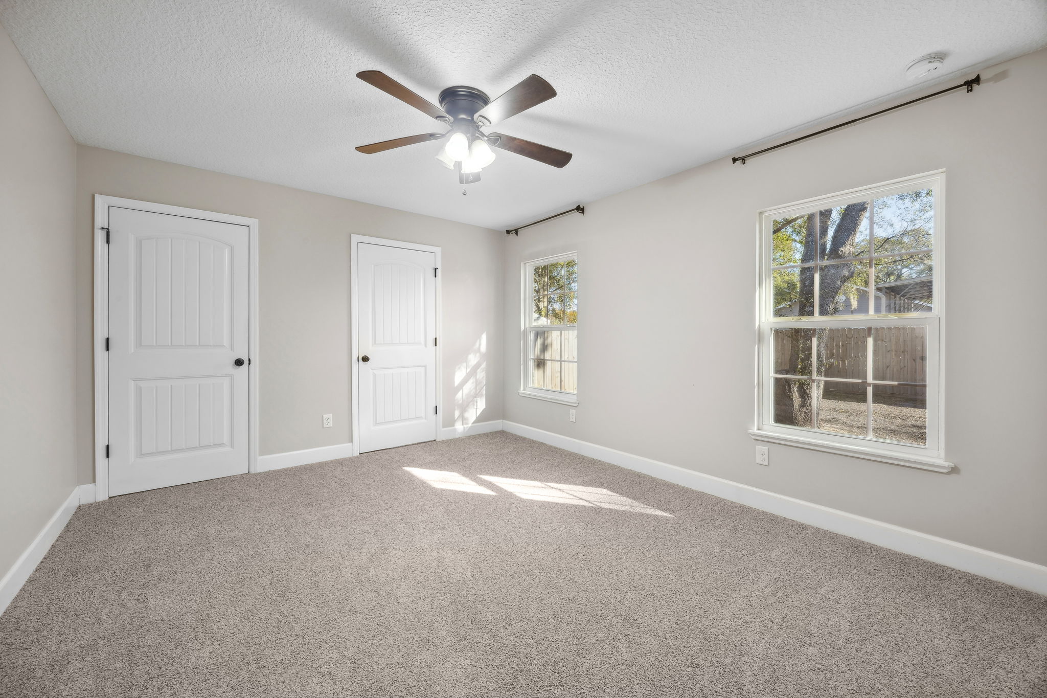 Primary Bedroom Suite with New Carpet and Paintt