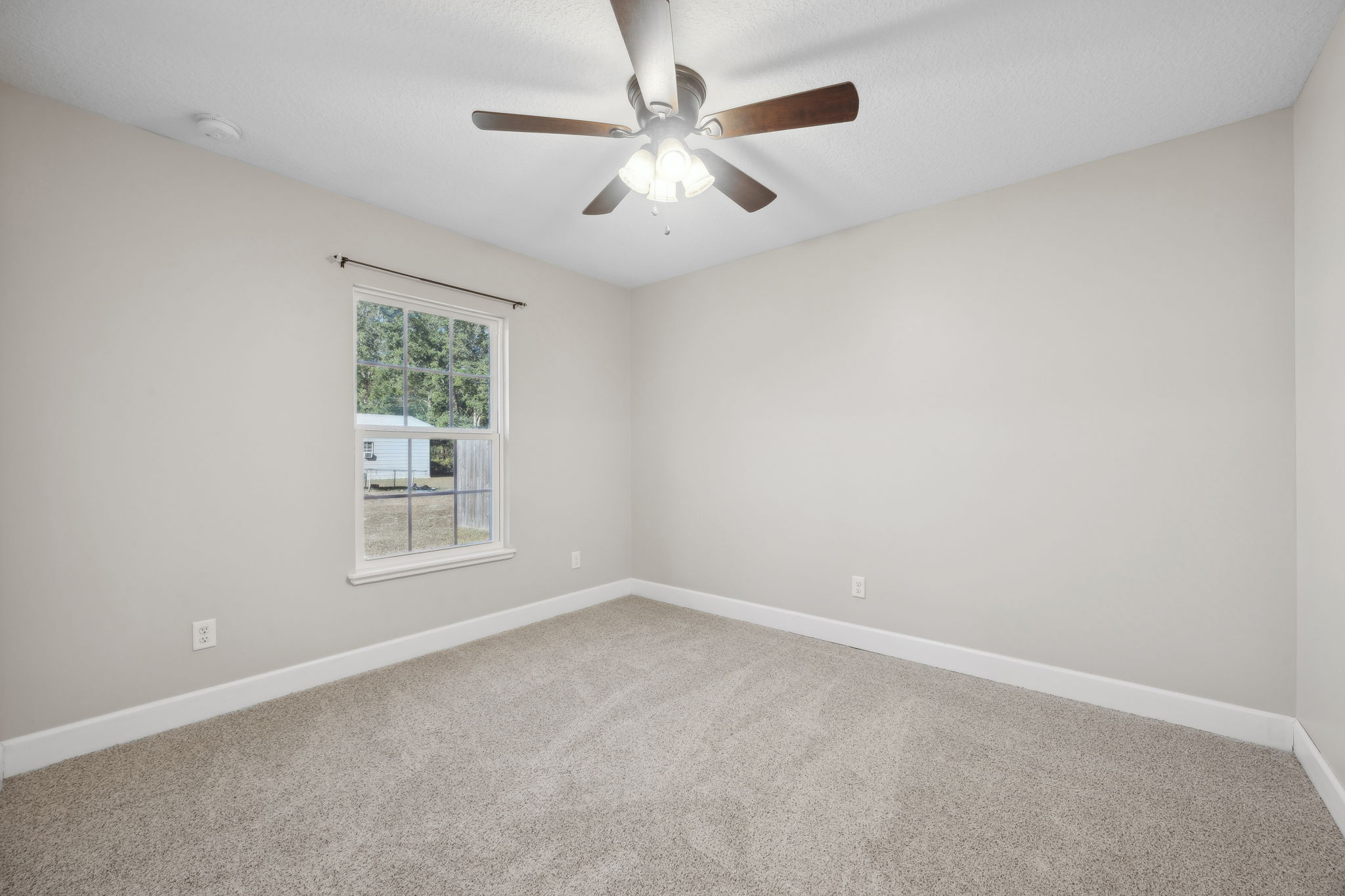 Bedroom 2 with New Carpet and Paint