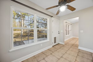 Bonus Room off of Kitchen with Backyard Access
