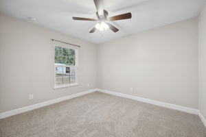 Bedroom 2 with New Carpet and Paint