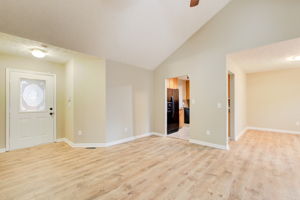 5 Living Room w Entry Kitchen + Dining