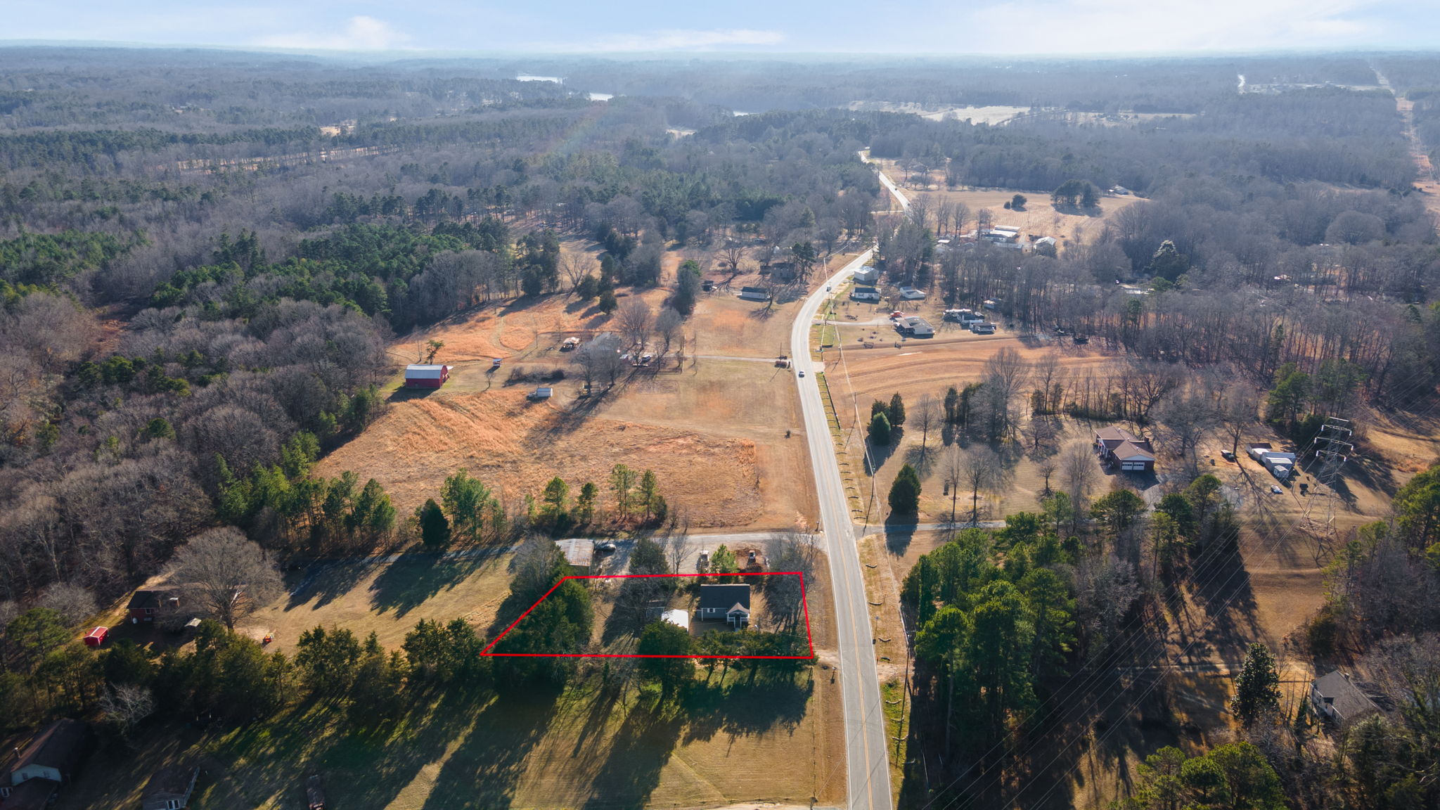 445 Cannon Farm Rd-Aerial View .046 acres