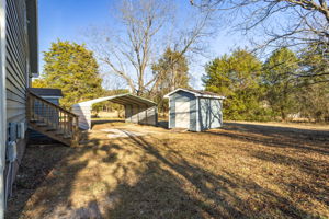 445 Cannon Farm Rd-Side Entrance w/ Car Port & Storage Shed ear  Car30