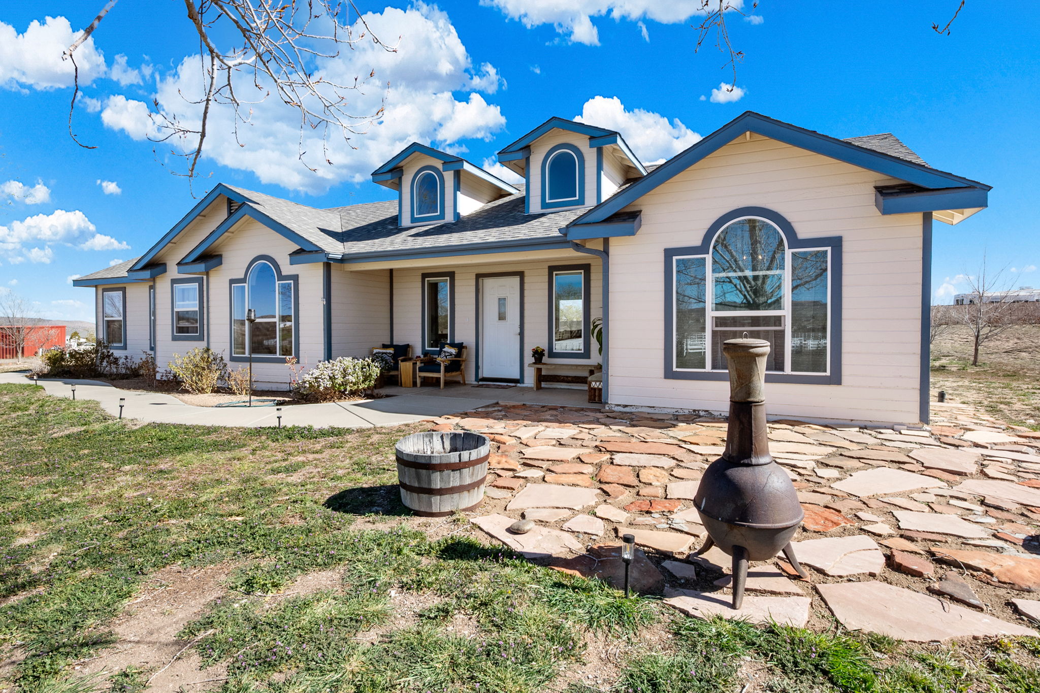 Covered Patio Entry.