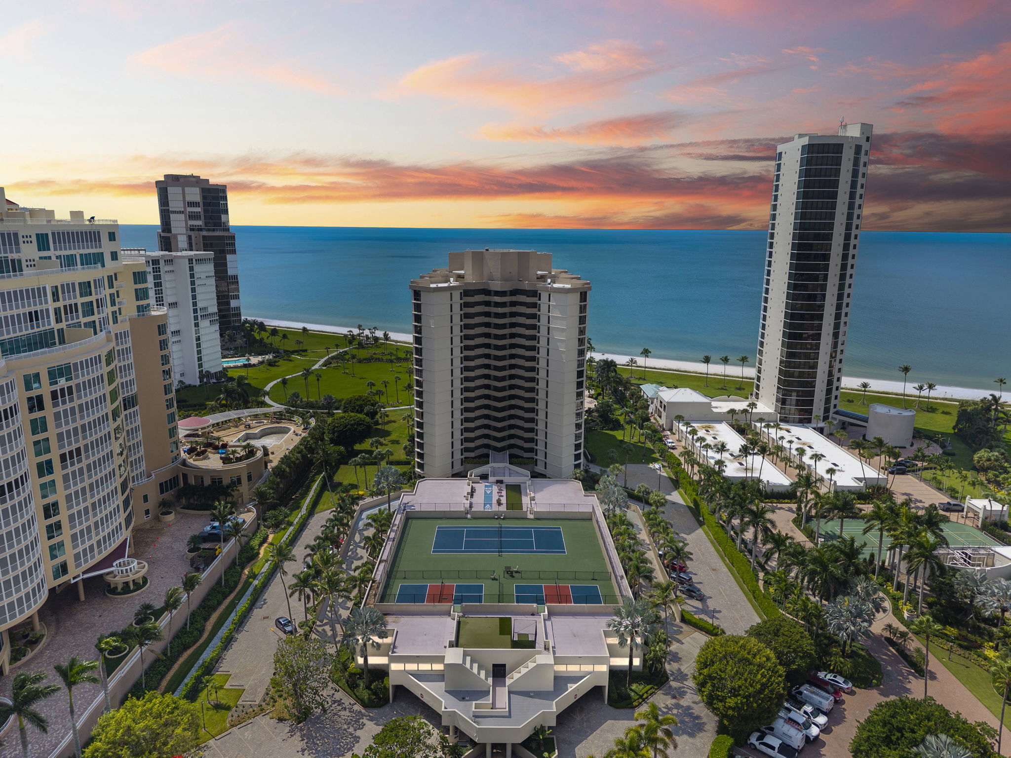 Exterior Drone Twilight