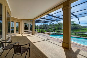 Covered, Screened Lanai