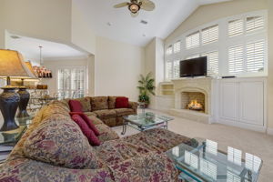 Built ins & Fireplace