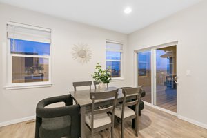 Dining Room With Walkout To Deck