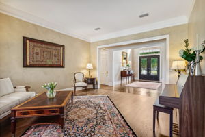 Living Room views of Foyer