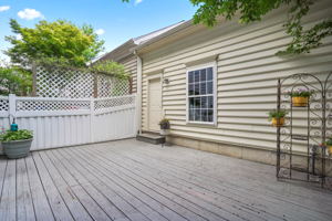 Backyard/Deck Area