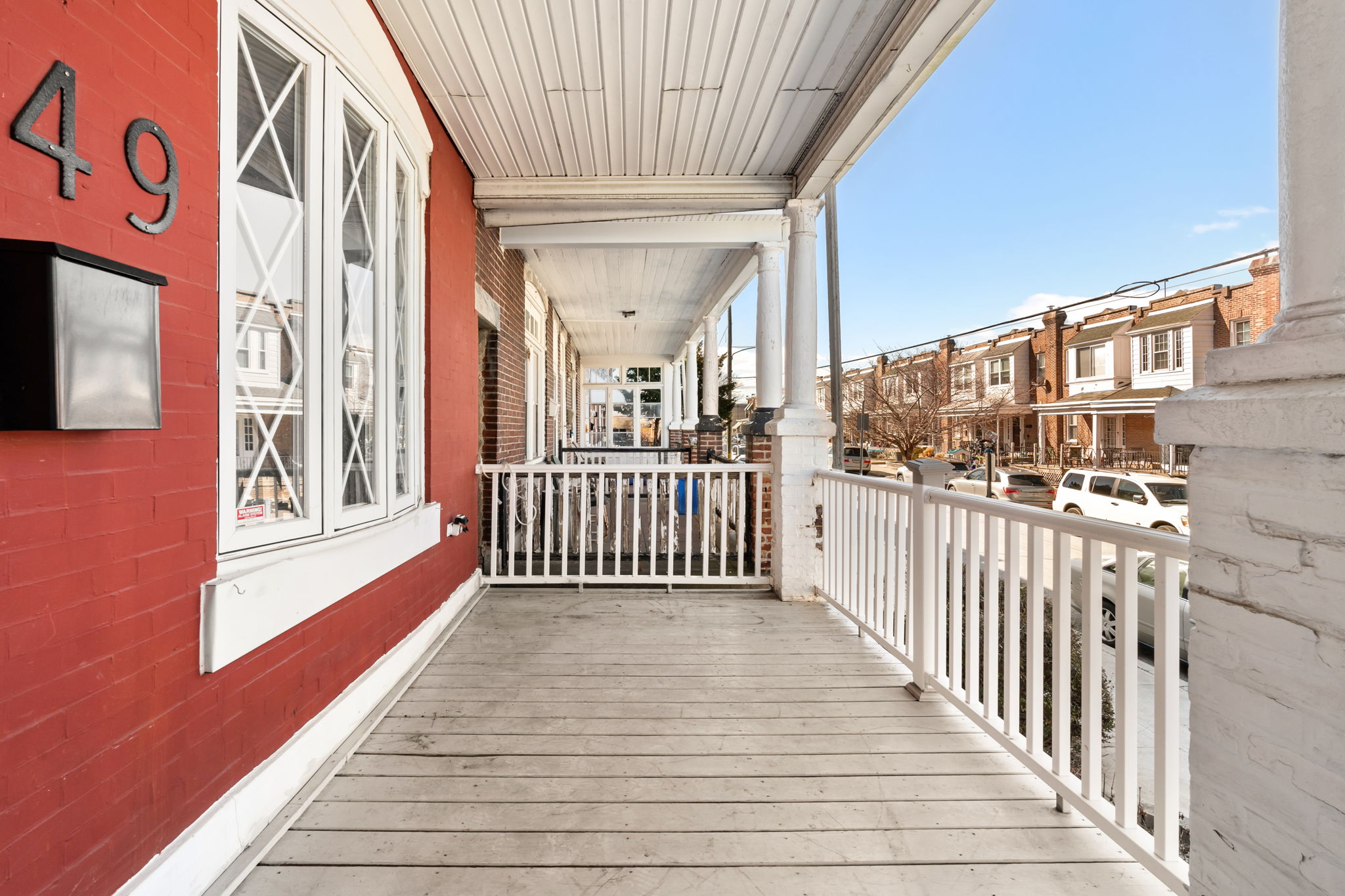 Large newer front porch