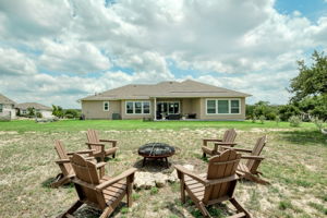 Firepit/Back of Home