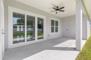 Lanai with pre-plumb and electrical for summer kitchen