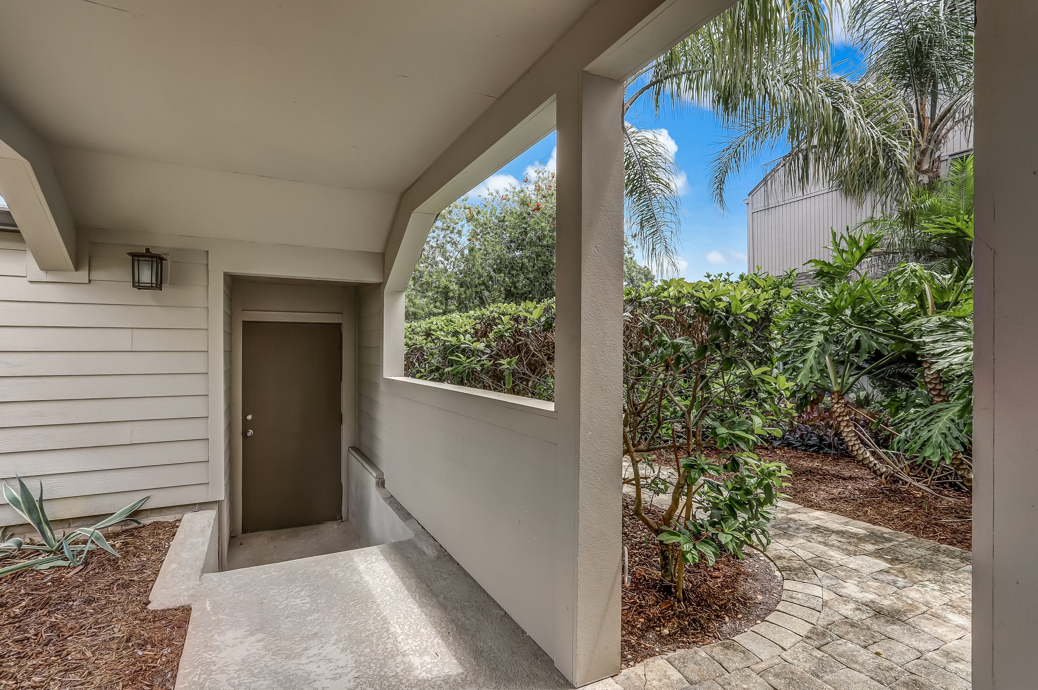 Garage entrance