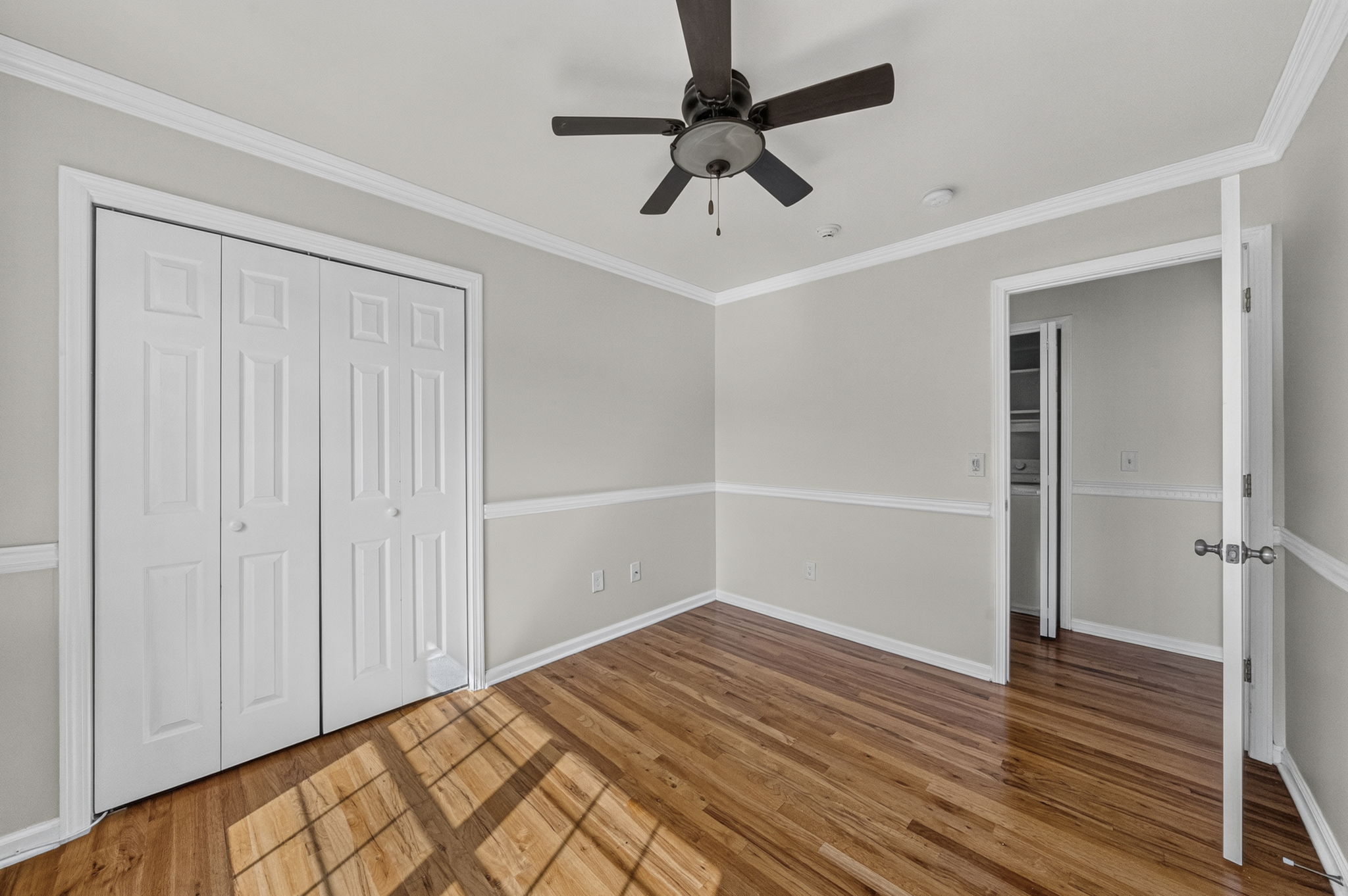 Bedroom #2 with a custom built closet