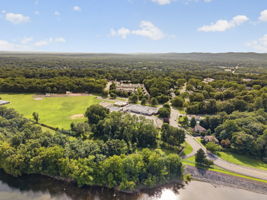 Drone View of Complex: arrow points to complex, nearby AP Terhune Elementary School