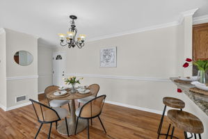Open Concept Living-Living, Dining & Living Room & Kitchen with Breakfast Bar