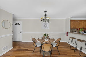 Open Concept Living-Living, Dining & Living Room & Kitchen with Breakfast Bar