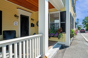 View down Pleasant Street