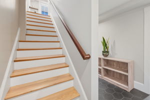 Staircase from basement to the 1st floor