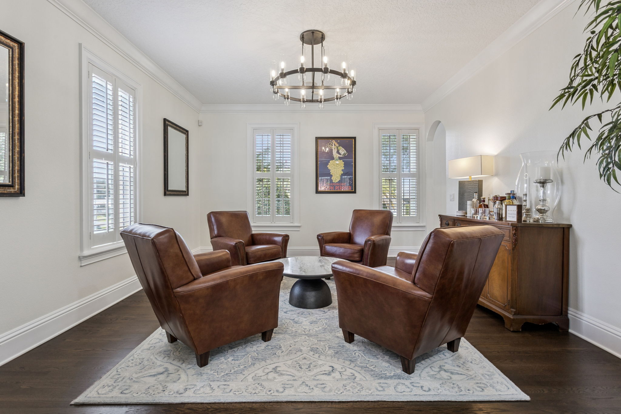 Refined sitting room or formal living room