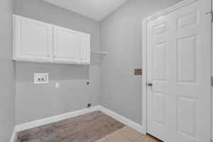 Utility Room off Garage