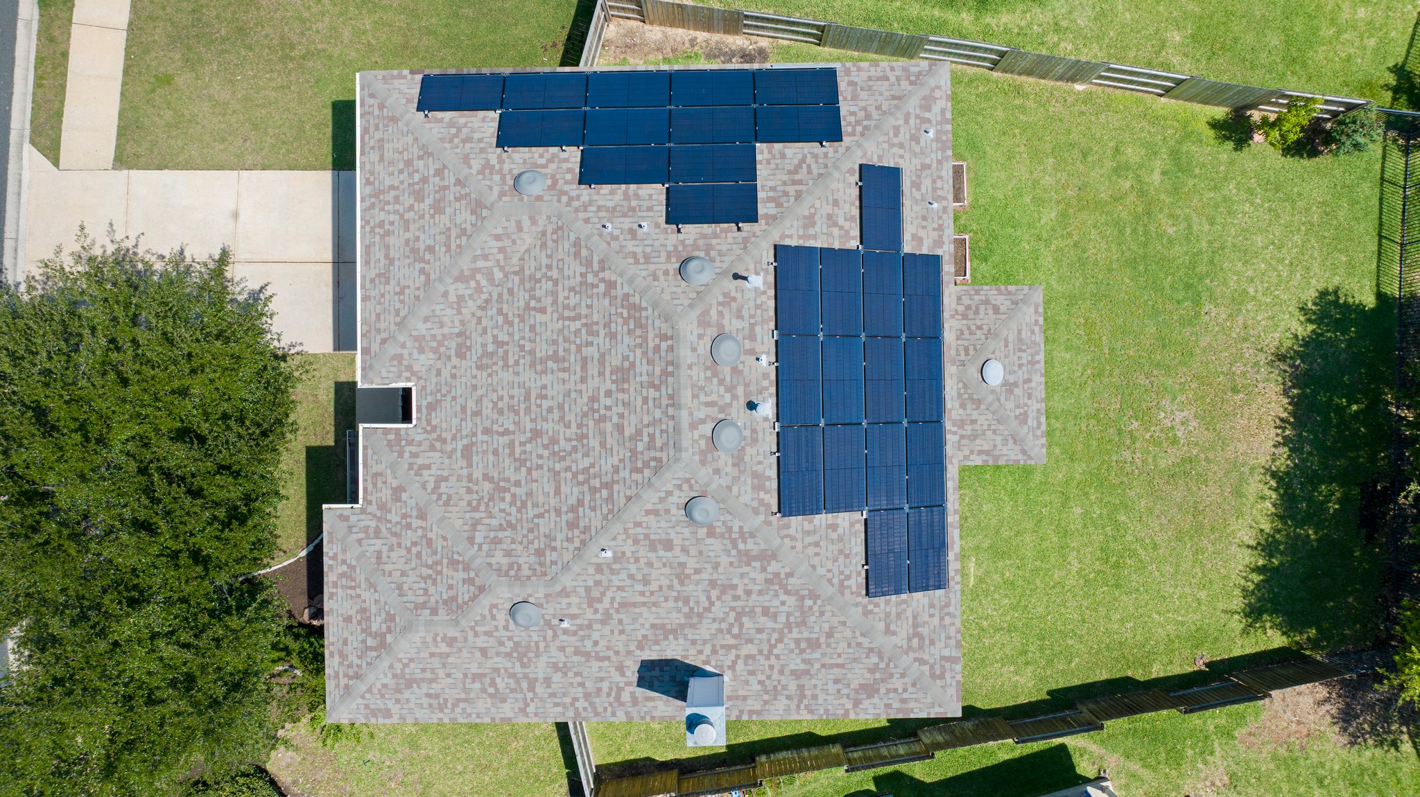Solar panels.