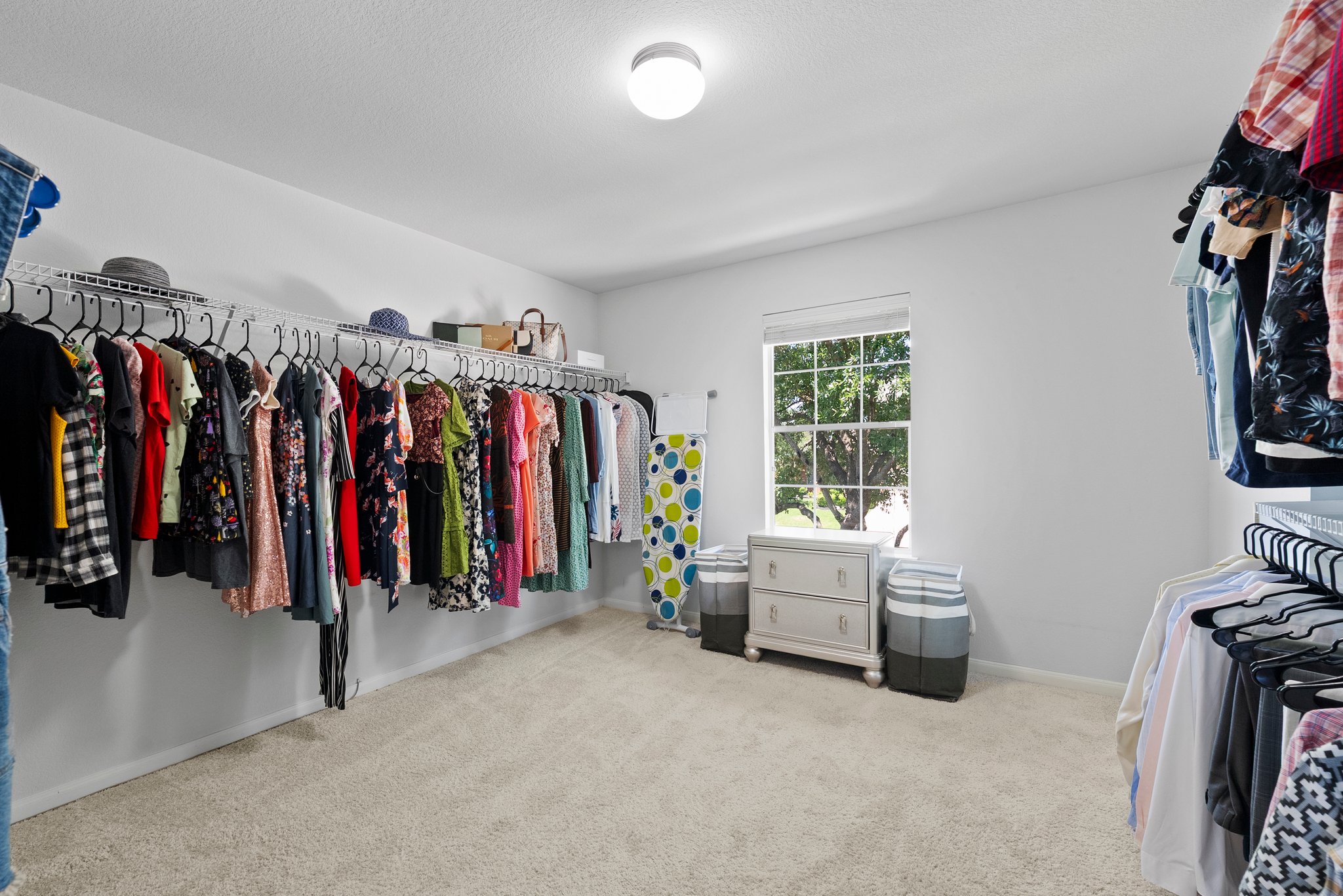 This amazing primary closet is huge!